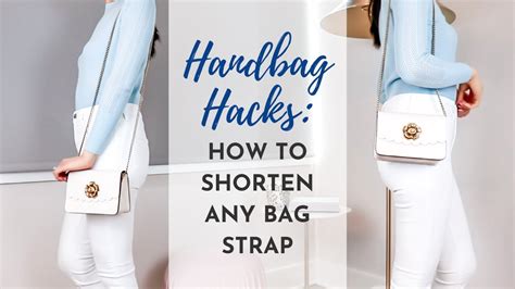 how to shorten purse strap